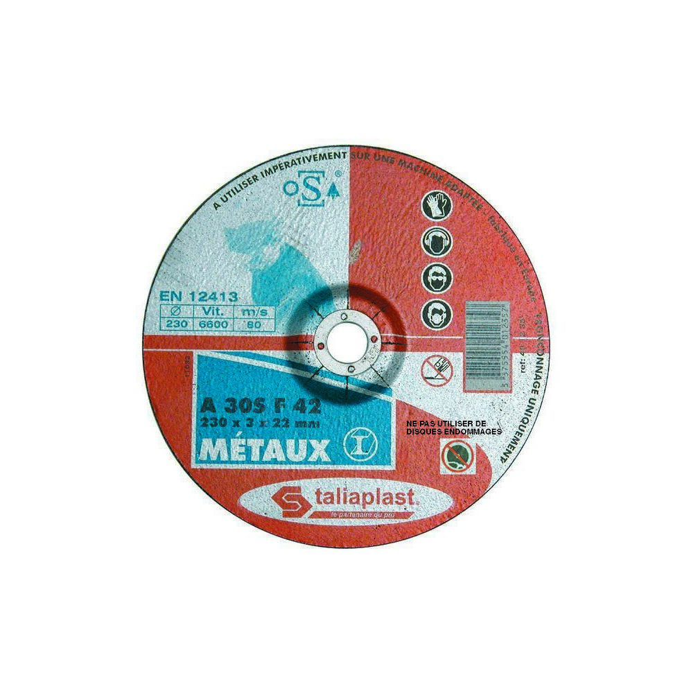 Sofop Taliaplast - DISQUE ABRASIF POUR METAUX 230MM SOFOP TALIAPLAST - 401235 - Niveaux à bulles