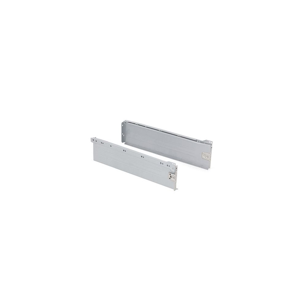 Emuca - Kit de tiroir Ultrabox hauteur 150 mm et profondeur 450 mm finition gris métallisé - 4388225 - Emuca - Glissière, coulisse de tiroir