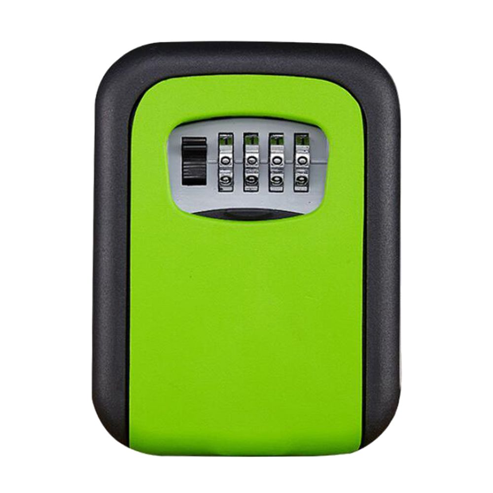 marque generique - Boîte à clés sécuritaire fixée au mur pour l'extérieur avec serrure et vert imperméable - Coffre fort