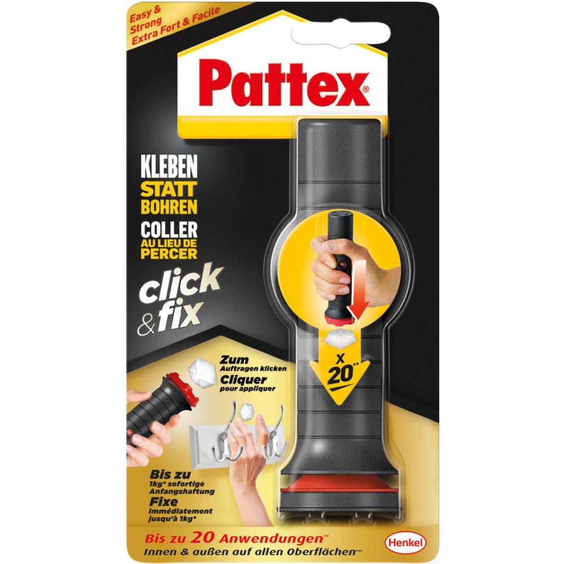 Pattex - Pattex Colle de montage click & fix, prêt à l'emploi () - Colle & adhésif