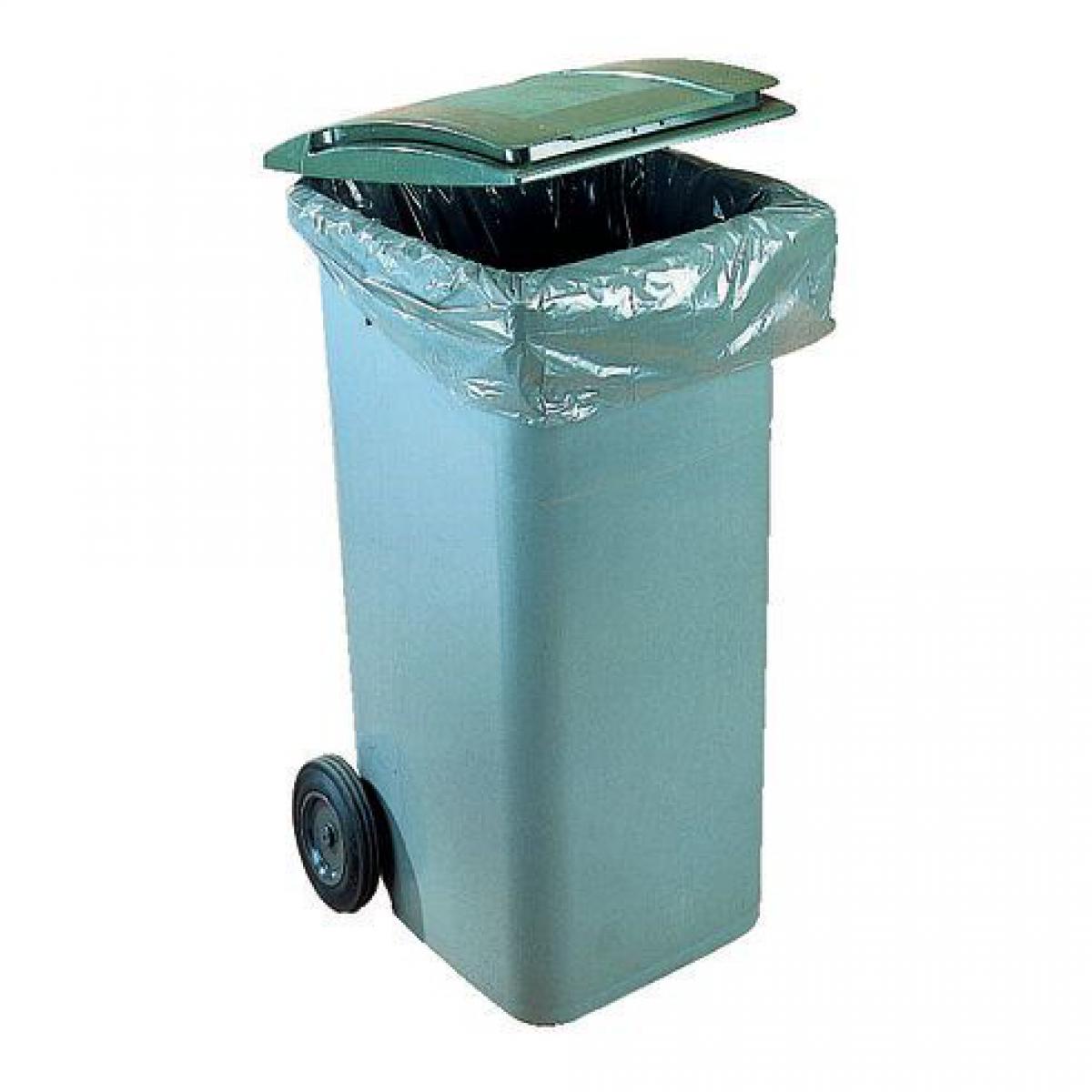 Jm Plast - Sac poubelle 340-360 litres pour conteneurs - paquet de 100 - Entretien intérieur