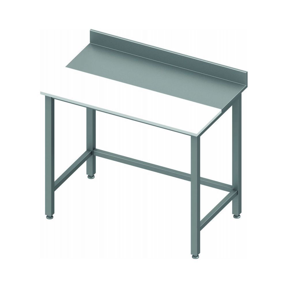 Materiel Chr Pro - Table de Découpe Inox et Poly - Profondeur 800 - Stalgast - 800x800 800 - Tables à manger