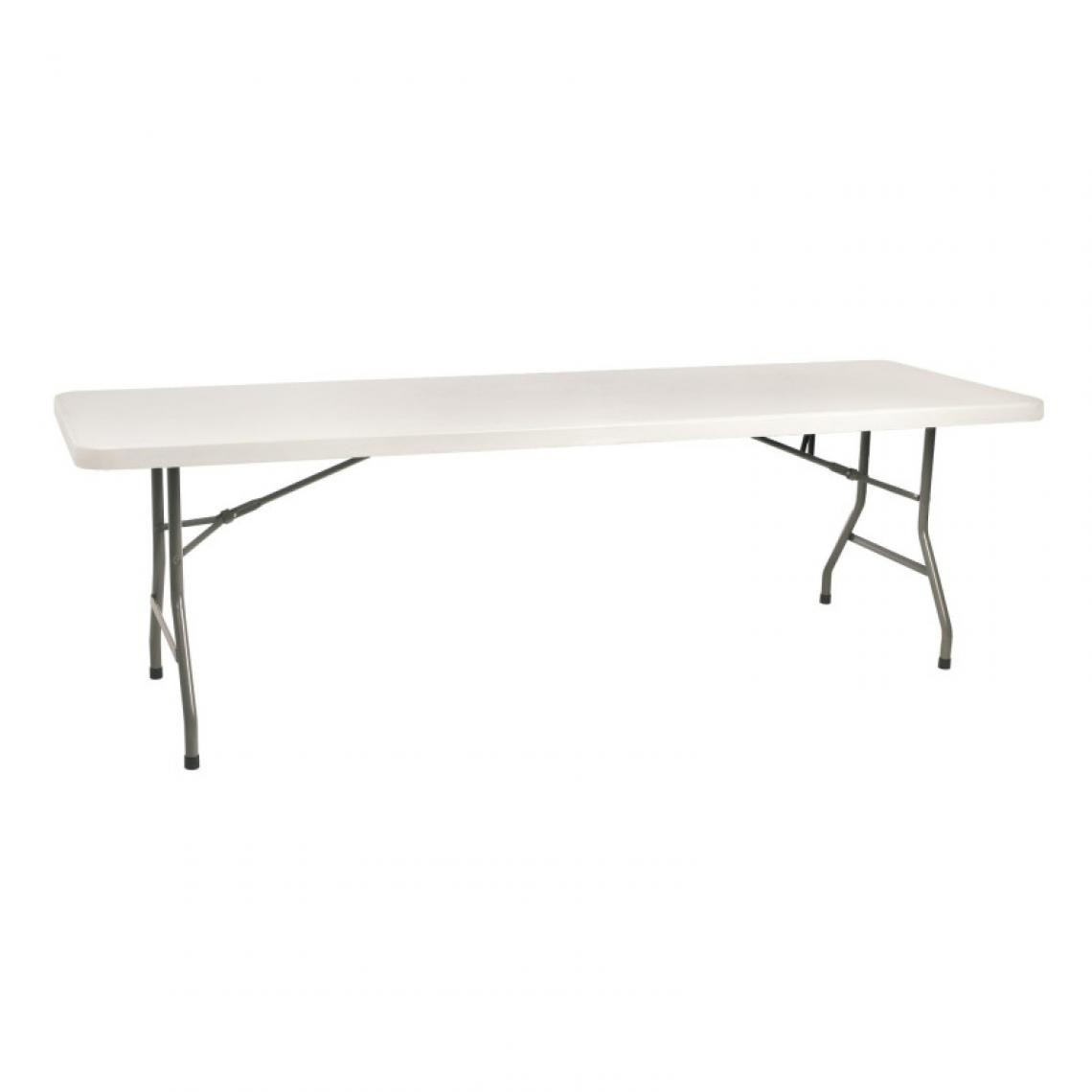 Resol - Table Wagner 240x80 - RESOL - polyéthylène, acier peint - Tables à manger
