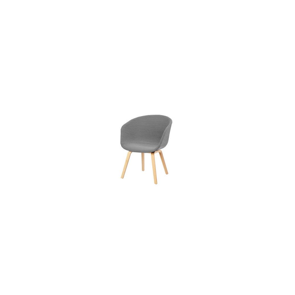 Hay - About A Chair Low AAC 43 - Hallingdal 110- beige / gris clair - chêne savonné - Chaises