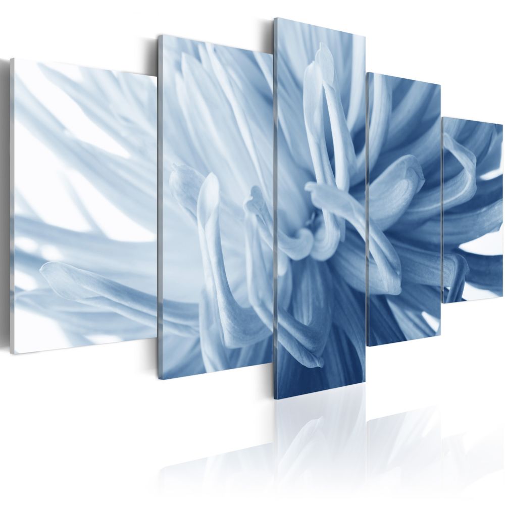 Bimago - Tableau - Dahlia bleu - Décoration, image, art | Fleurs variées | - Tableaux, peintures
