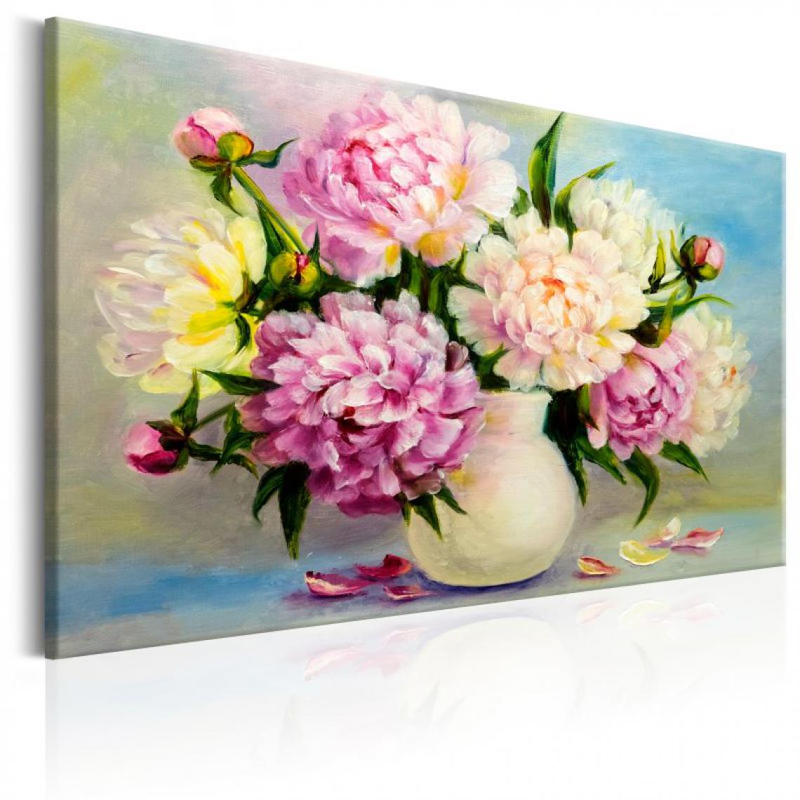 Artgeist - Tableau - Peonies: Bouquet of Happiness .Taille : 120x80 - Tableaux, peintures