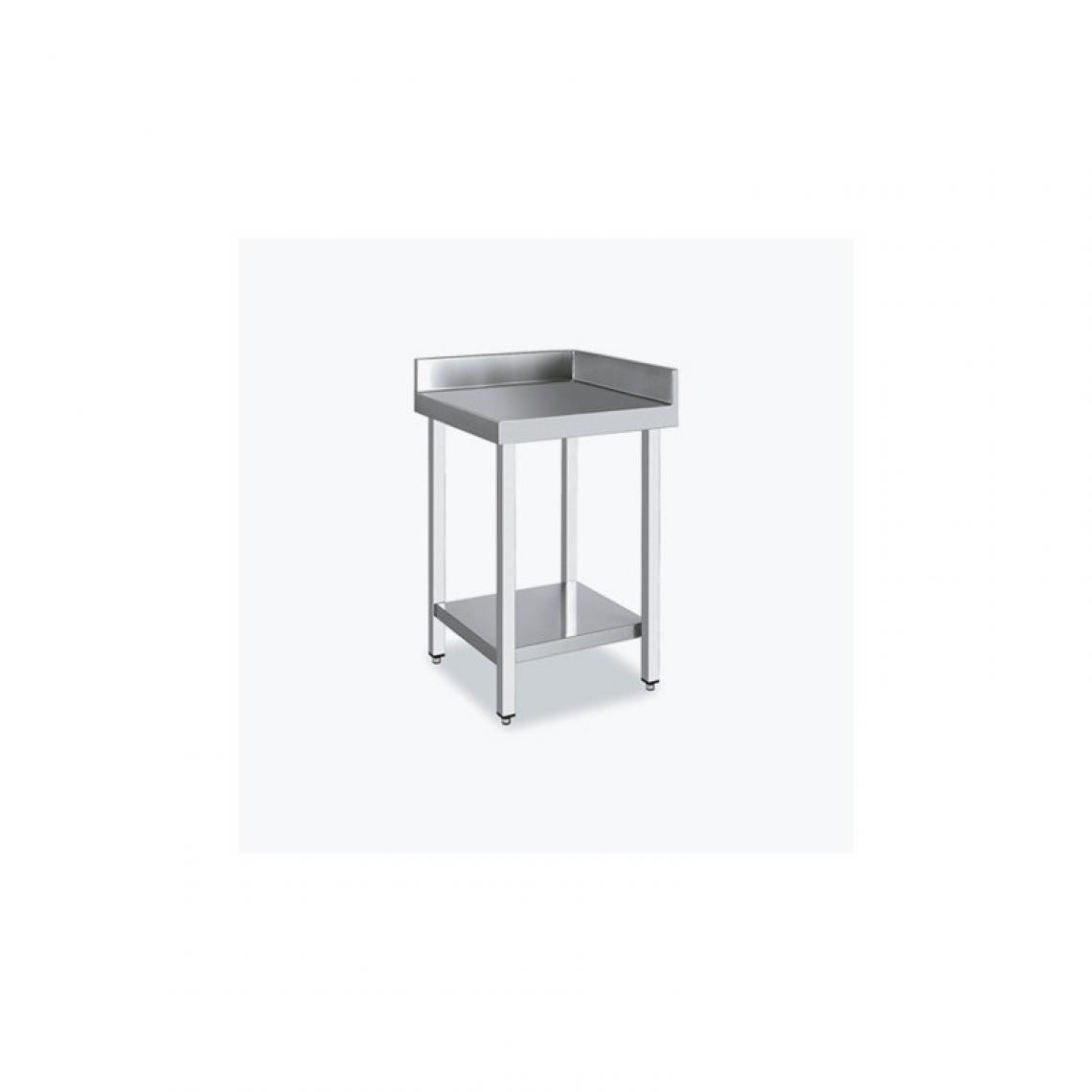 DISTFORM - Table d'Angle 90º 600x600x850 - Distform - Inox 18/10600x700x850mm - Tables à manger