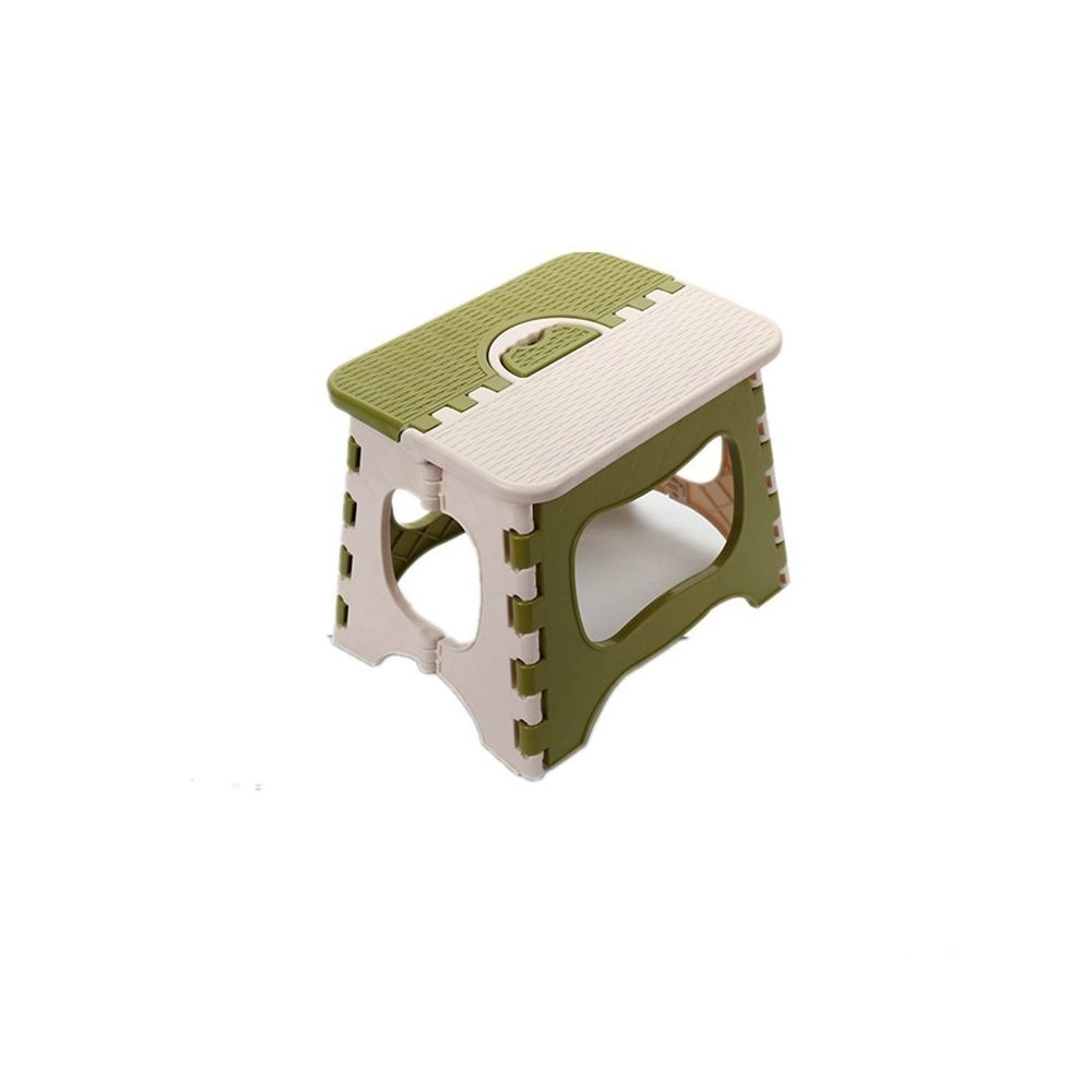 Wewoo - Chaise pliante en plastique Épaissir Mini-tabourets portables pour enfants vert - Chaises