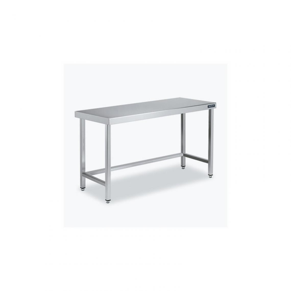 DISTFORM - Table Centrale 600x900 avec Renforts - Distform - Inox 18/101400x900x850mm - Tables à manger