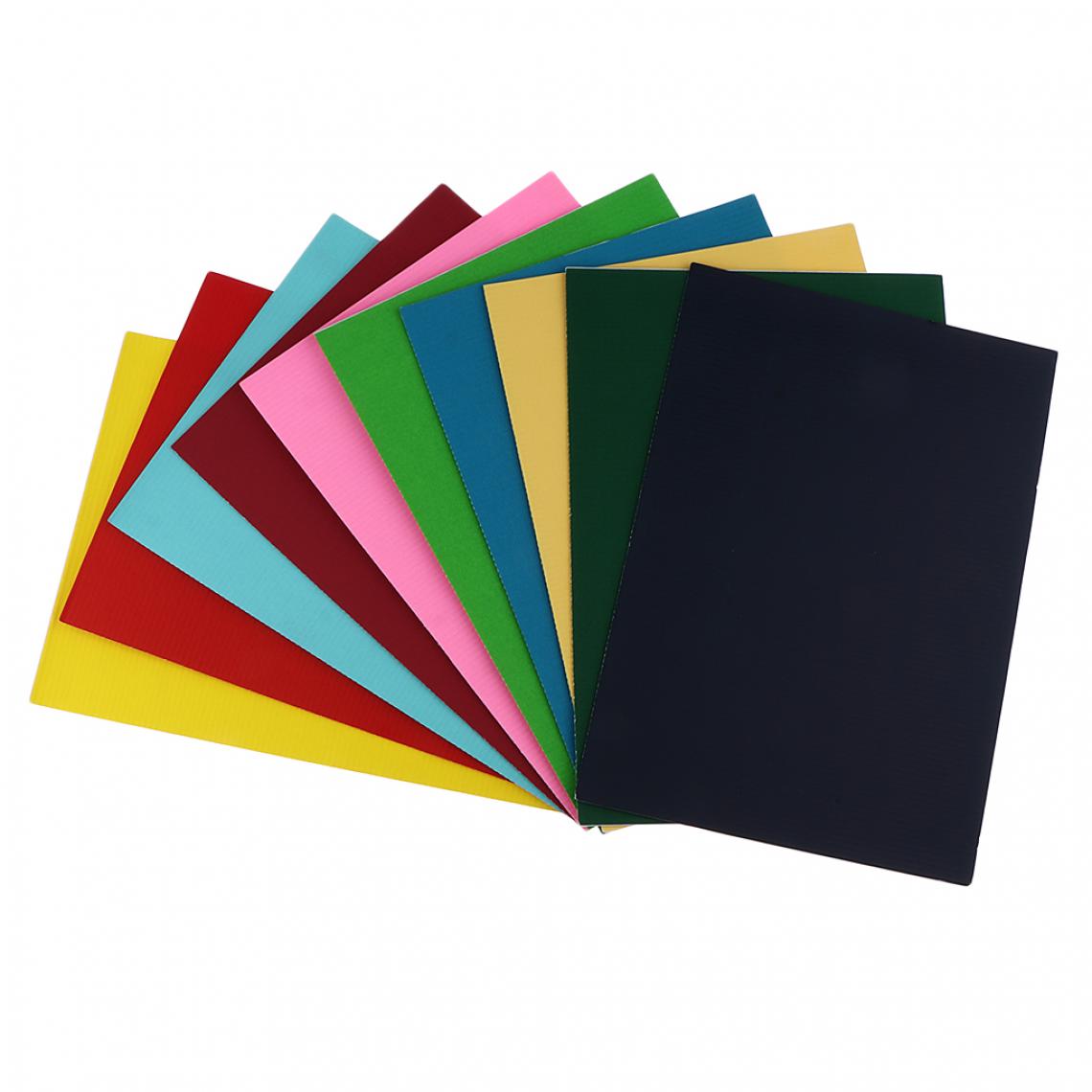 marque generique - 10x multicolores en papier ondulé artisanat décorations couleur métallique de carton - Objets déco