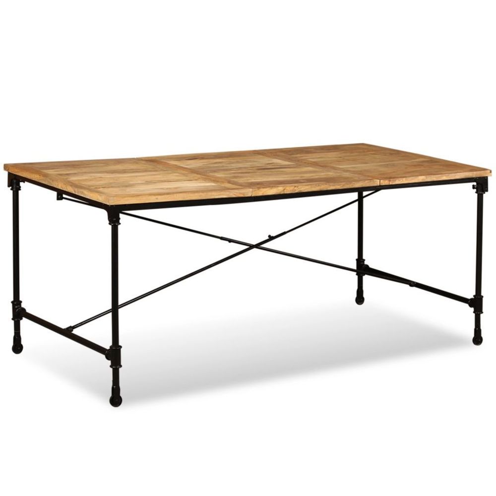 Vidaxl - vidaXL Table de salle à manger Bois de manguier massif 180 cm - Tables à manger