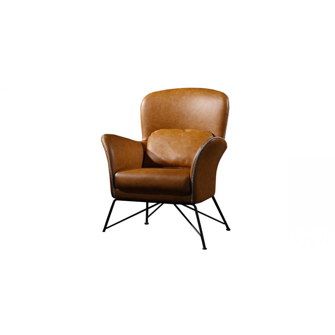 La Maison Du Canapé - Chaise Confort Design KOS - Marron - Chaises