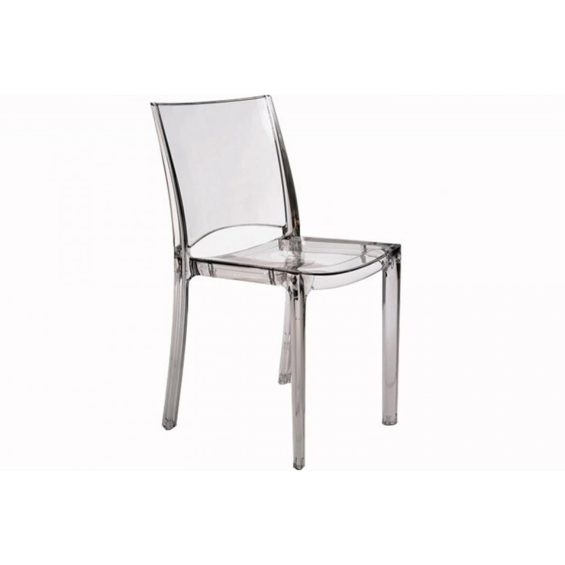 3S. x Home - Chaise Design Transparente NILO - Chaises