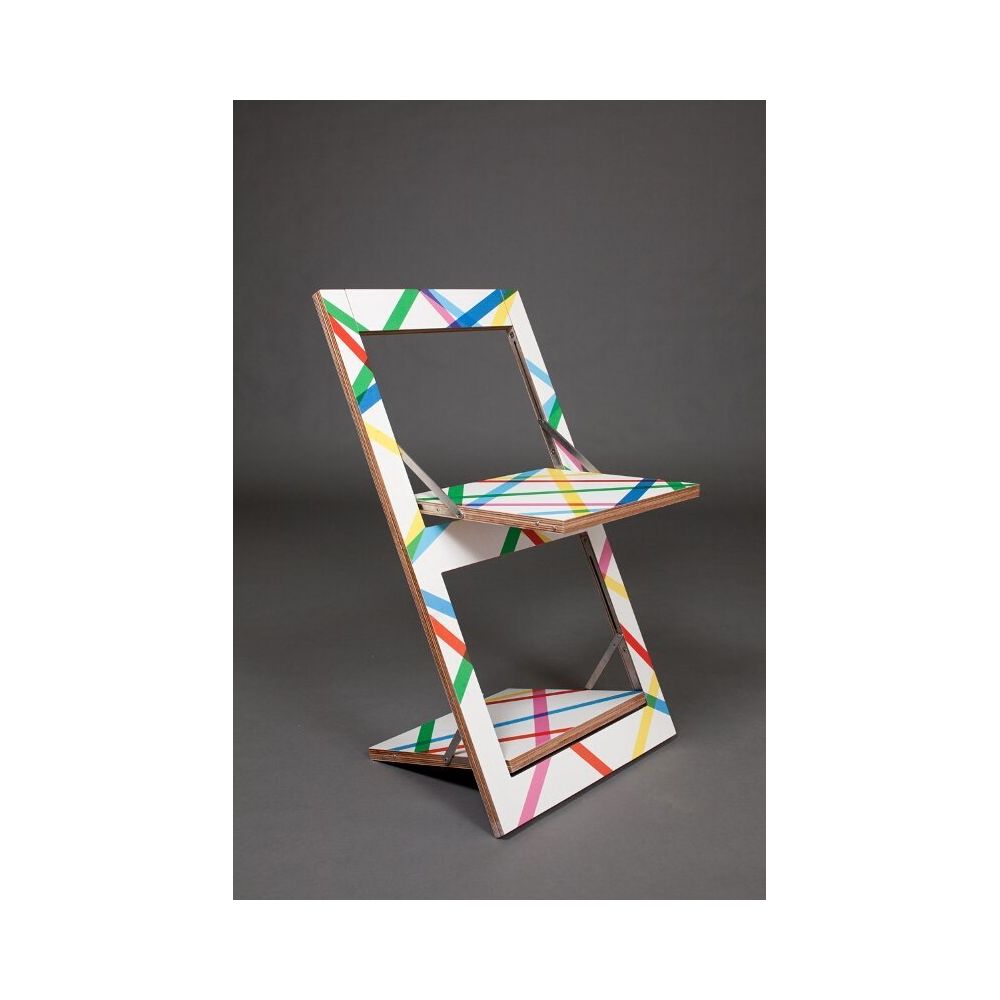 Ambivalenz - Chaise pliante Fläpps - lin multicolor - Chaises