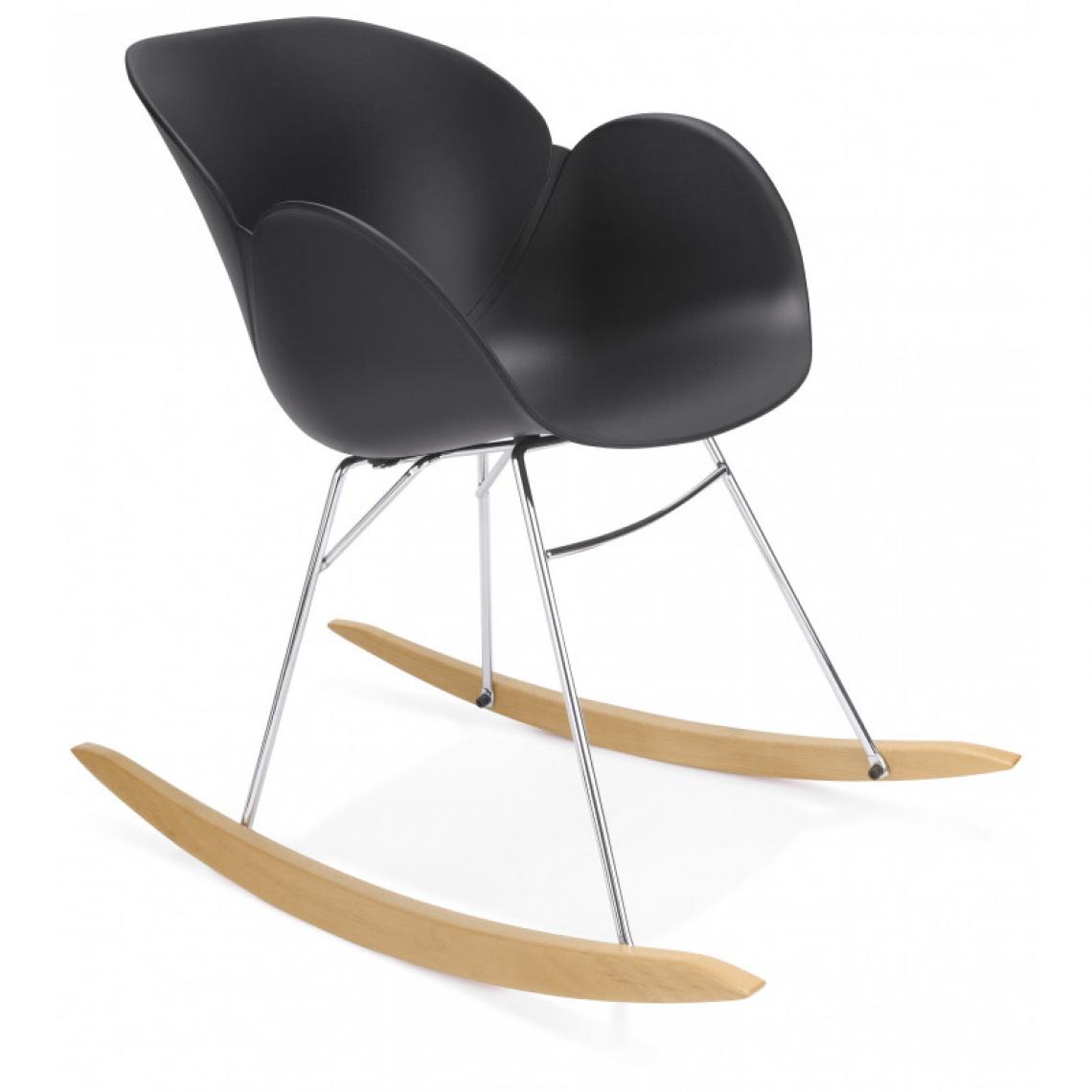 Kokoon Design - Rocking chair "knebel" kokoon - noir - Chaises