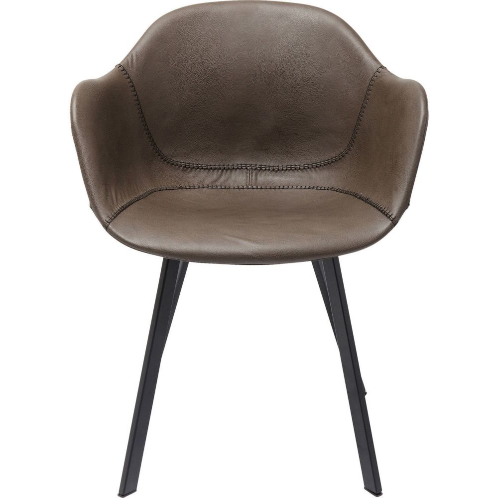 Karedesign - Chaise avec accoudoirs Lounge mat Kare Design - Chaises