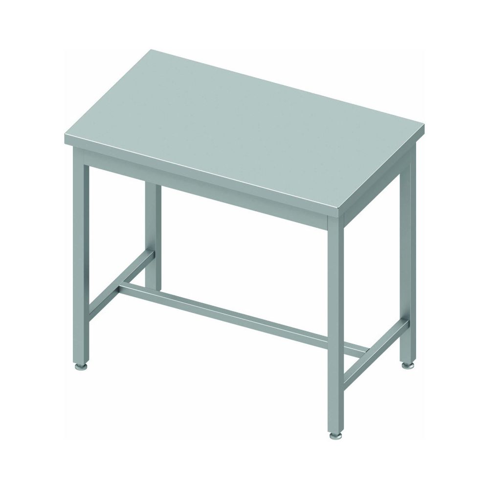 Materiel Chr Pro - Table Inox Centrale Avec Renfort - Profondeur 800 - Stalgast - soudée 1600x800 800 - Tables à manger