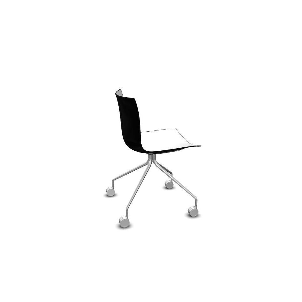 Arper - Catifa 46 chaise 0273 - noir/blanc - Chaises