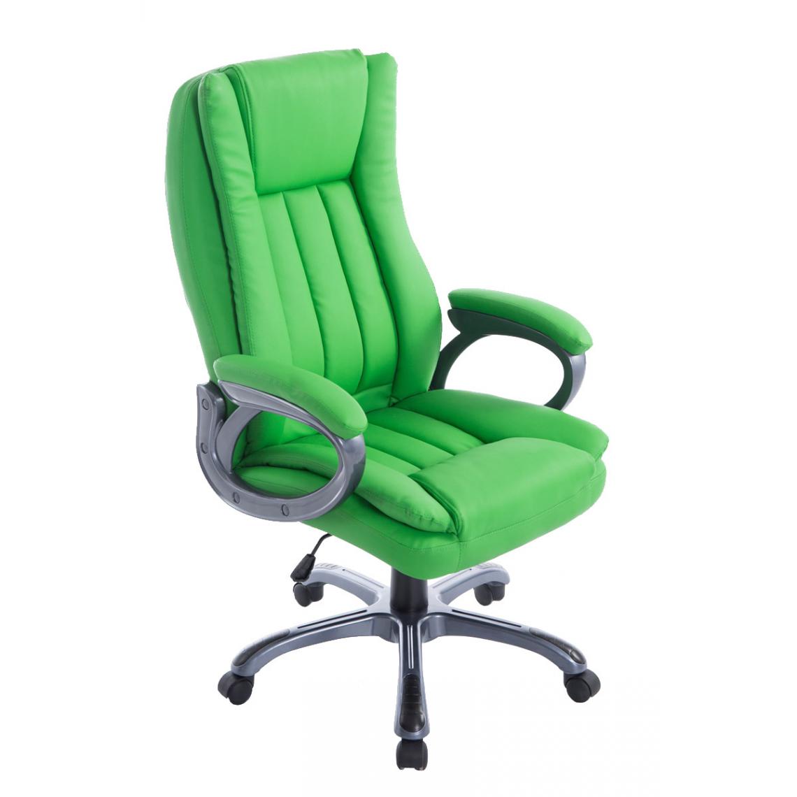 Icaverne - Joli Chaise de bureau Budapest Bern couleur vert - Chaises