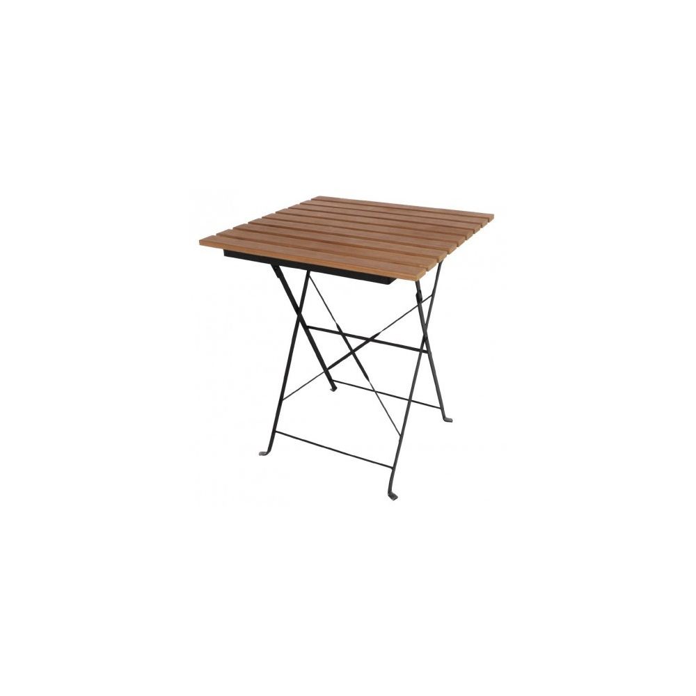 Materiel Chr Pro - Table bistro imitation bois carrée Bolero 600 mm - - Tables à manger