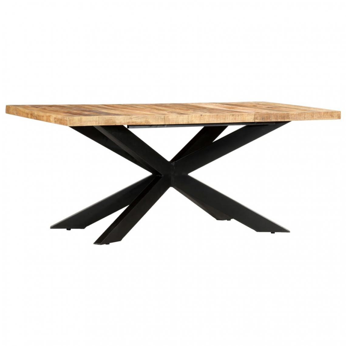Vidaxl - vidaXL Table à dîner 180x90x76 cm Bois de manguier brut solide - Tables à manger