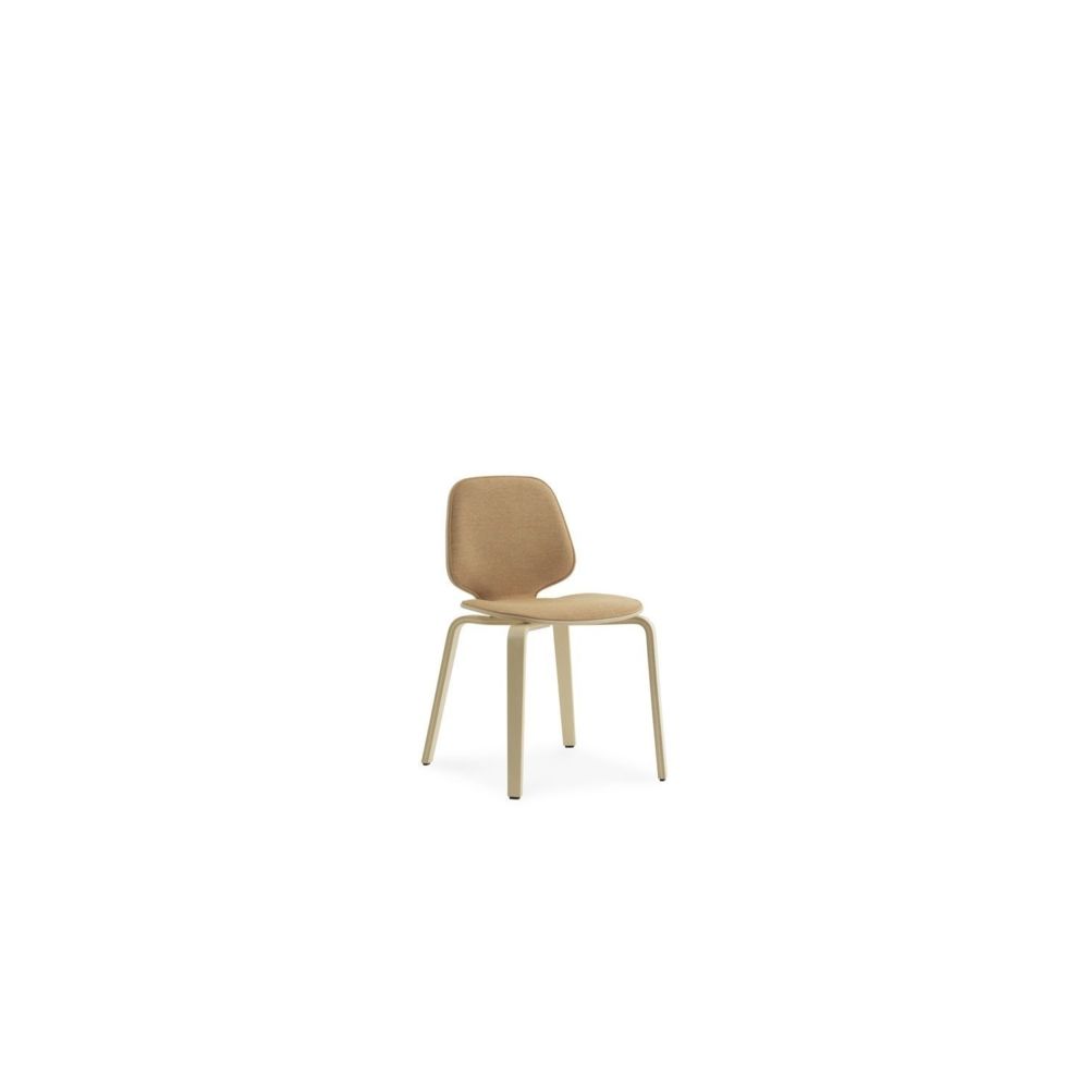 Normann Copenhagen - My Chair avec rembourrage - Chêne - Brandy (cuir) - Chaises