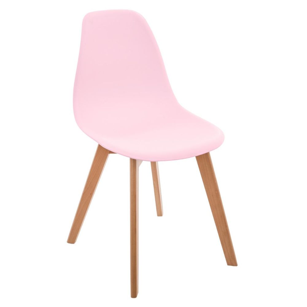 Atmosphera, Createur D'Interieur - Atmosphera - Chaise rose en polypropylène pour chambre d'enfant - Chaises