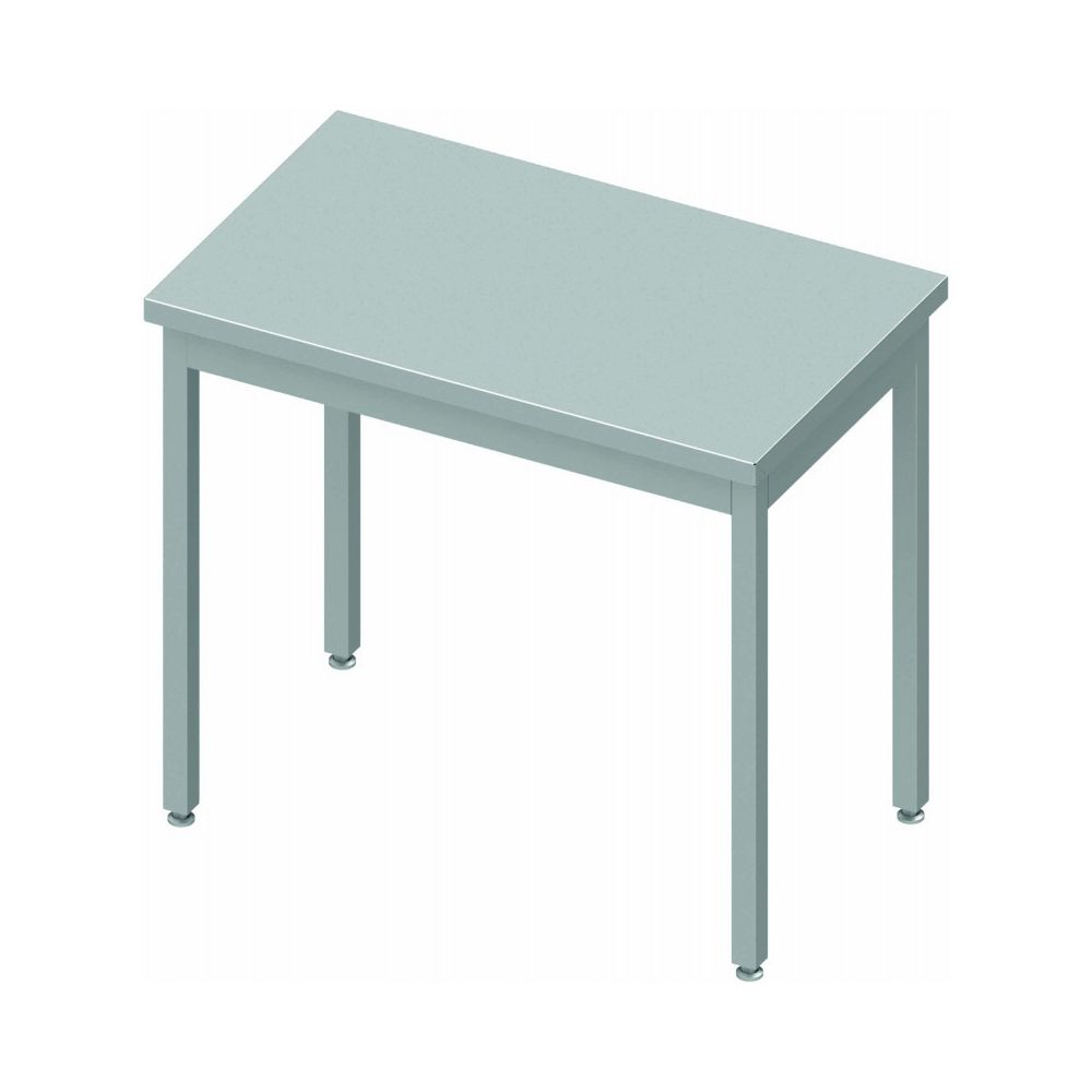 Materiel Chr Pro - Table Inox Professionnelle Centrale - Profondeur 600 - Stalgast - à monter 1200x600 600 - Tables à manger