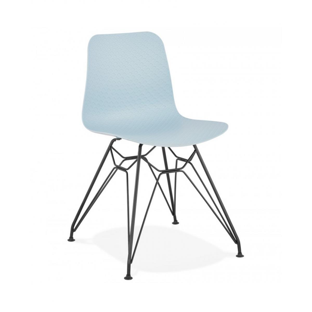 Kokoon Design - Chaise design FIFI BLUE 47x49x83 cm - Chaises