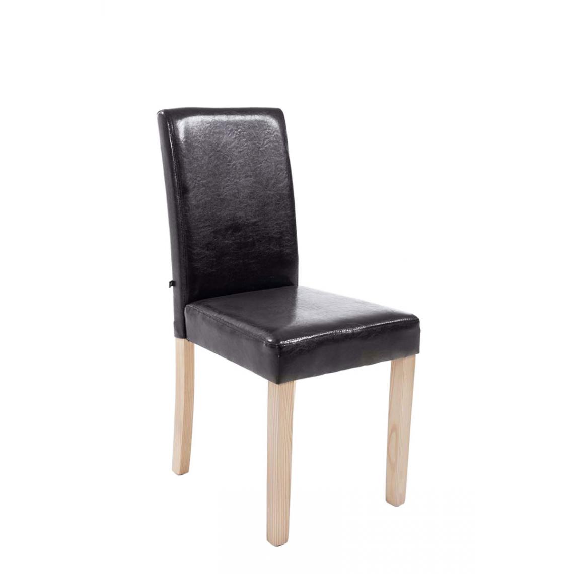 Icaverne - Moderne Chaise de salle à manger ligne Rabat natura couleur marron - Chaises