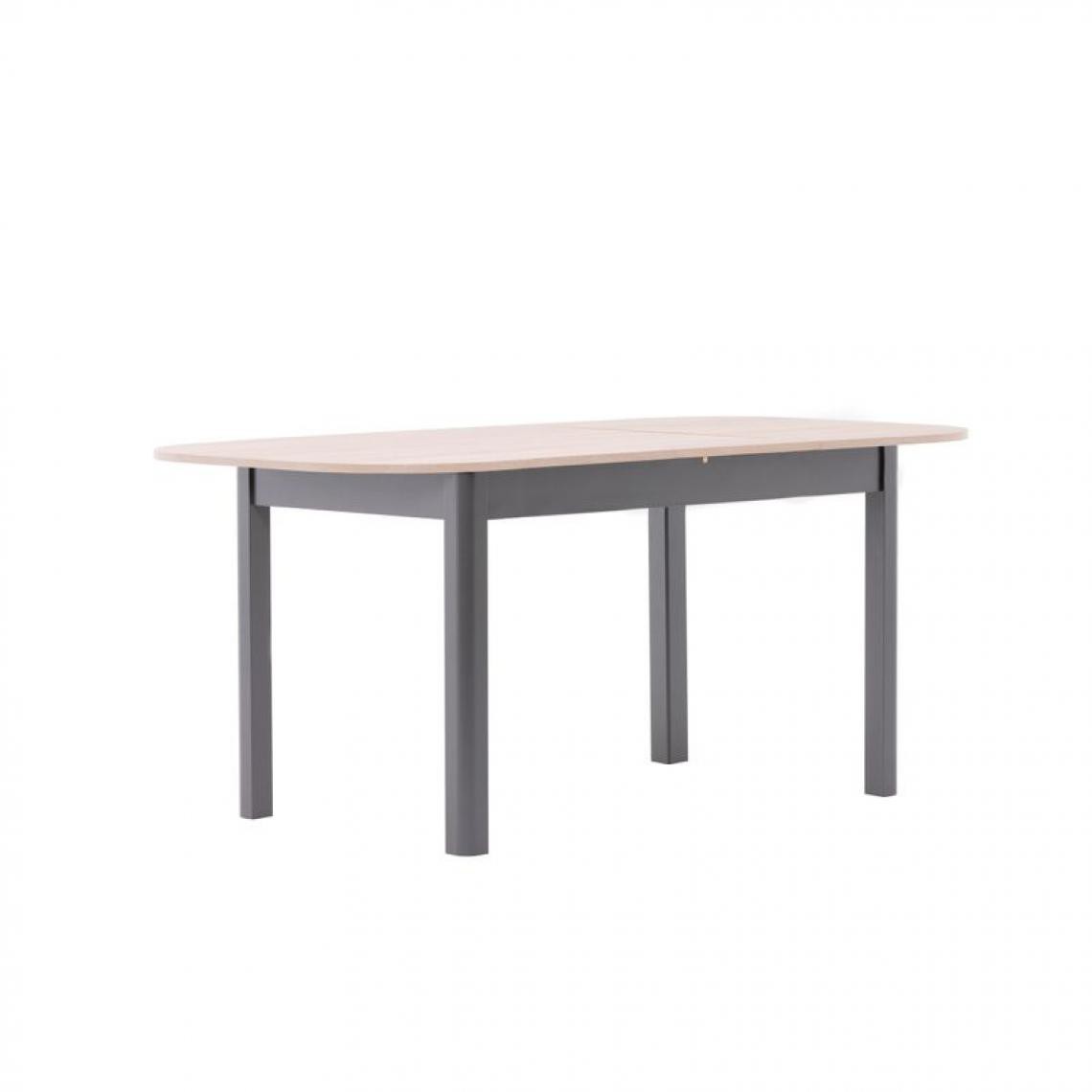 But - Table L.160/200 rectangulaire TOLEDO 2 décor chêne sonoma/gris - Tables à manger