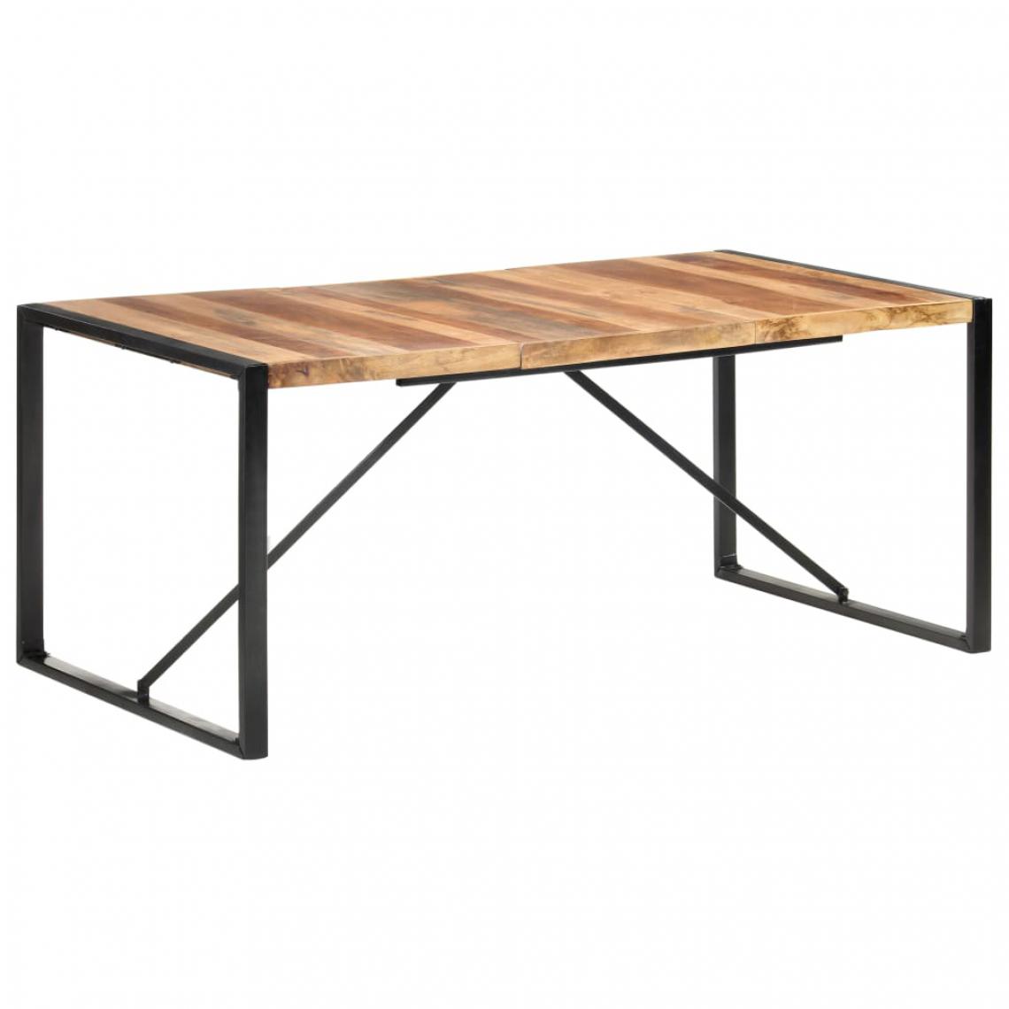 Chunhelife - Table de salle à manger 180x90x75 cm Bois solide - Tables à manger