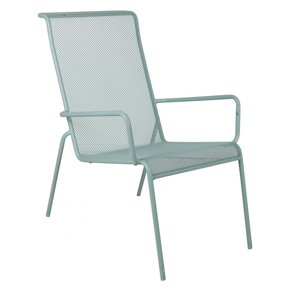 Alter - Chaise en métal, couleur verte, 57 x 75 x 90 cm - Chaises