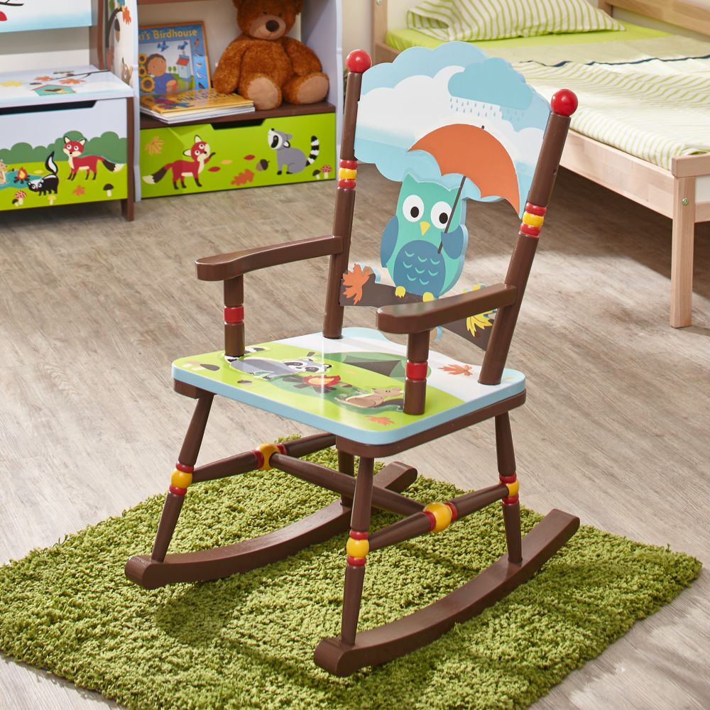 Fantasy Fields - Chaise à bascule en bois pour décor chambre enfant bébé mixte Fantasy Fields TD-11738A - Chaises