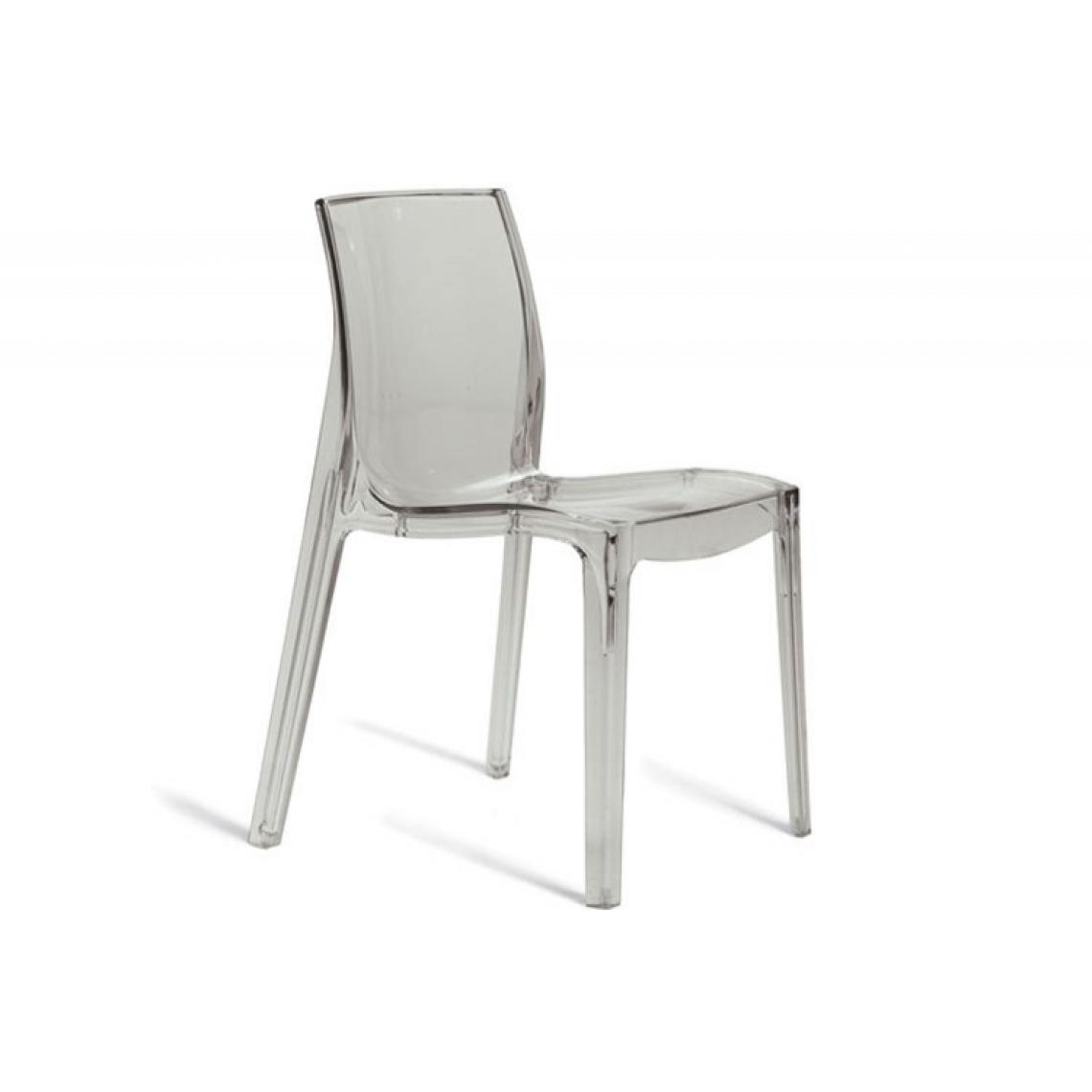 3S. x Home - Chaise Design Transparente LADY - Chaises
