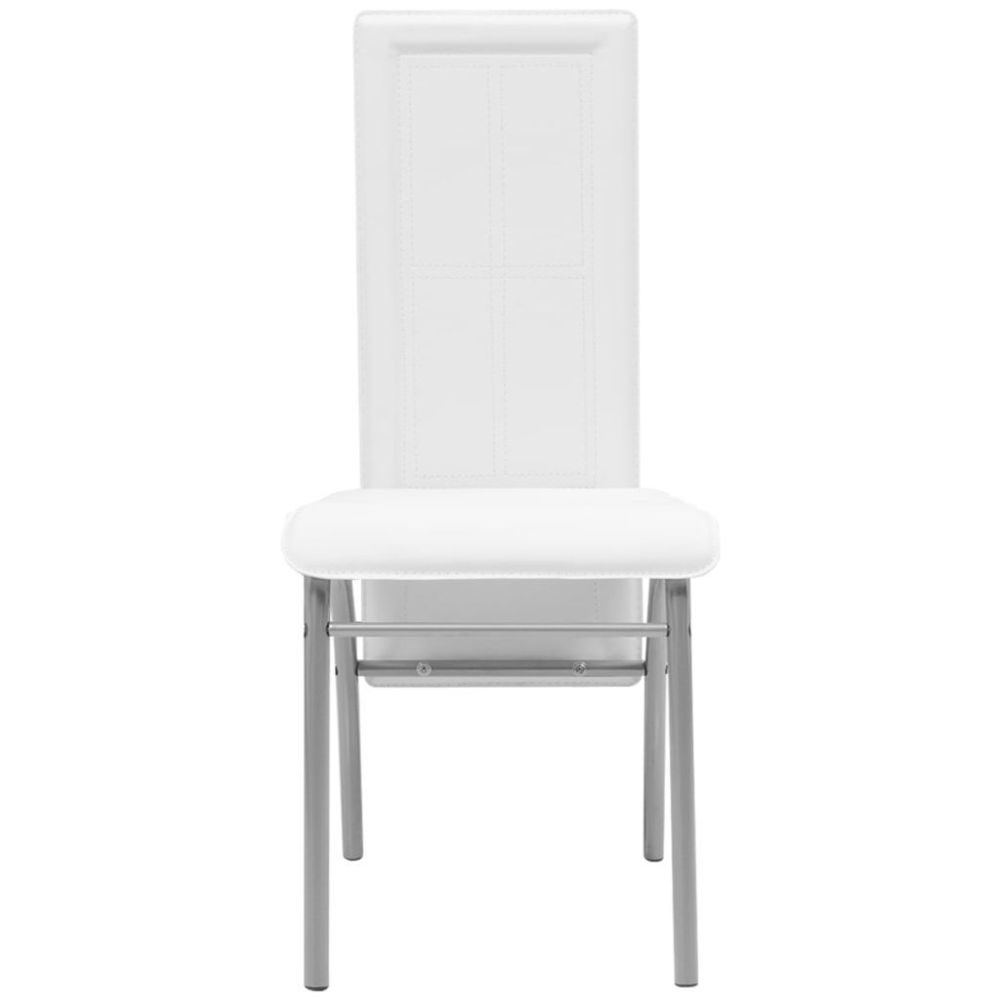 marque generique - Icaverne - Chaises de cuisine et de salle à manger selection Chaise de salle à manger 6 pièces Blanc - Chaises