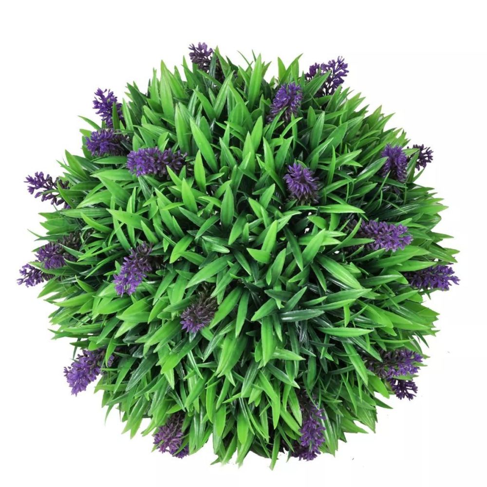 marque generique - Icaverne - Fleurs et plantes artificielles famille 2 boules de lavande artificielle 36 cm - Plantes et fleurs artificielles