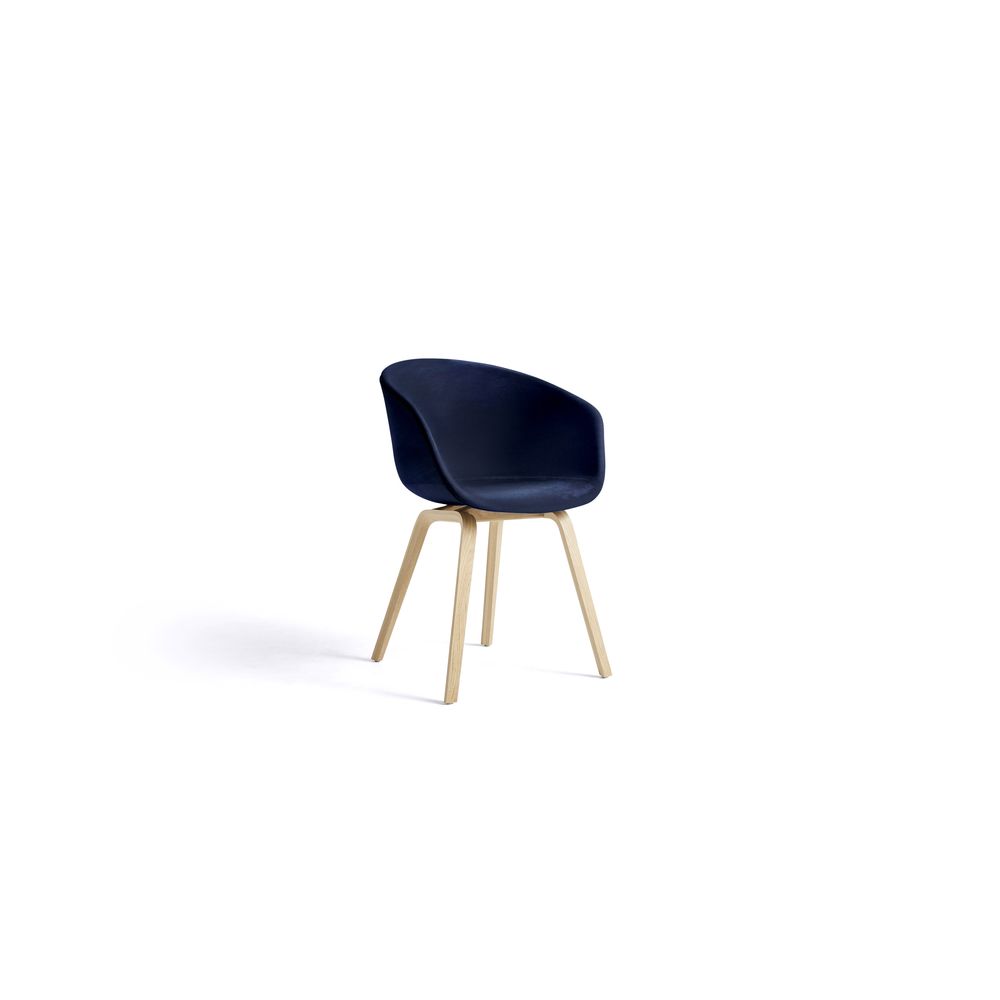 Hay - About a Chair AAC 23 - HAYKvadrat Lola Navy - naturel - Chaises