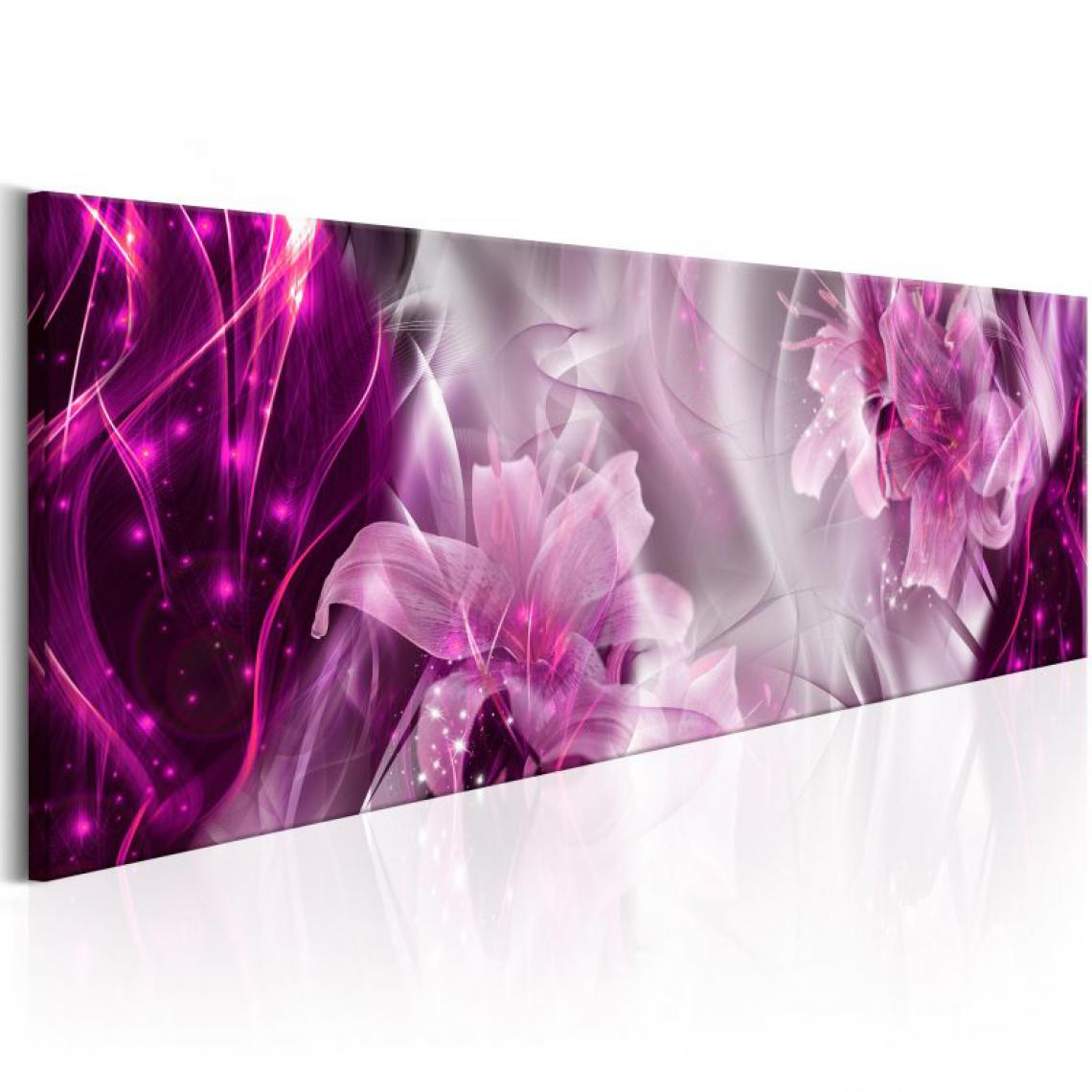 Artgeist - Tableau - Purple Flames .Taille : 135x45 - Tableaux, peintures