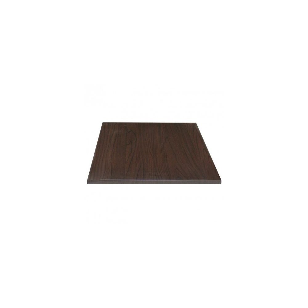Materiel Chr Pro - Plateau de table carré marron foncé 600 mm - Bolero - - Tables à manger