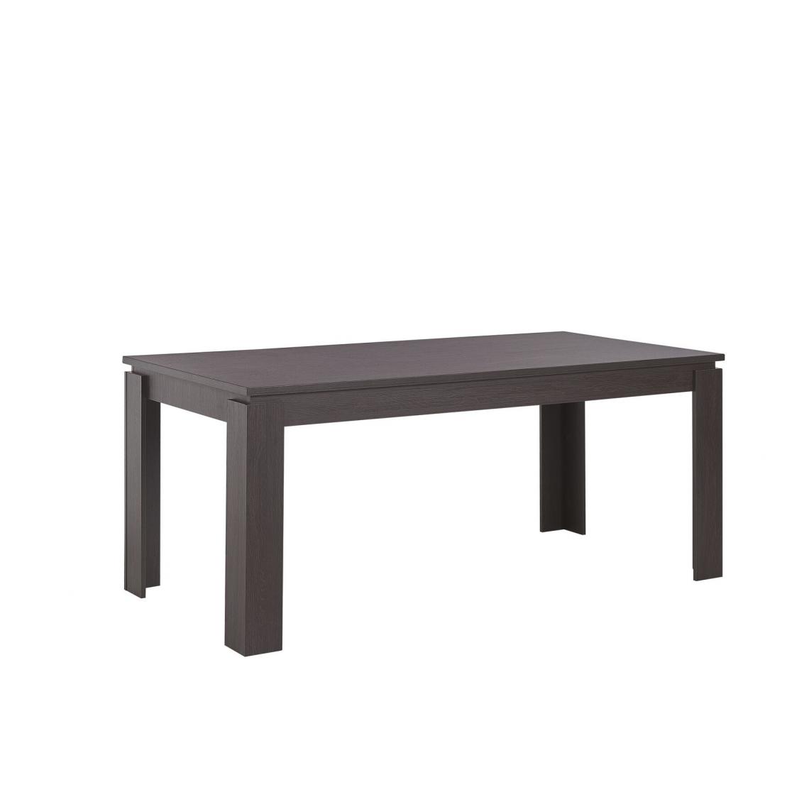 Beliani - Table de salle à manger noire 180 x 90 cm VITON - marron - Tables à manger