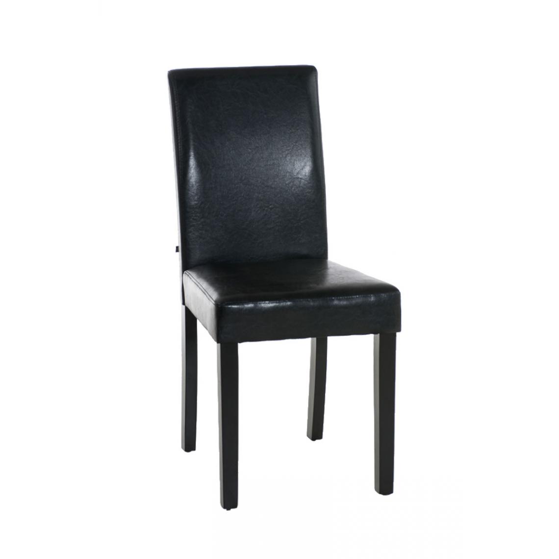 Icaverne - Superbe Chaise de salle à manger Rabat noir couleur noir - Chaises