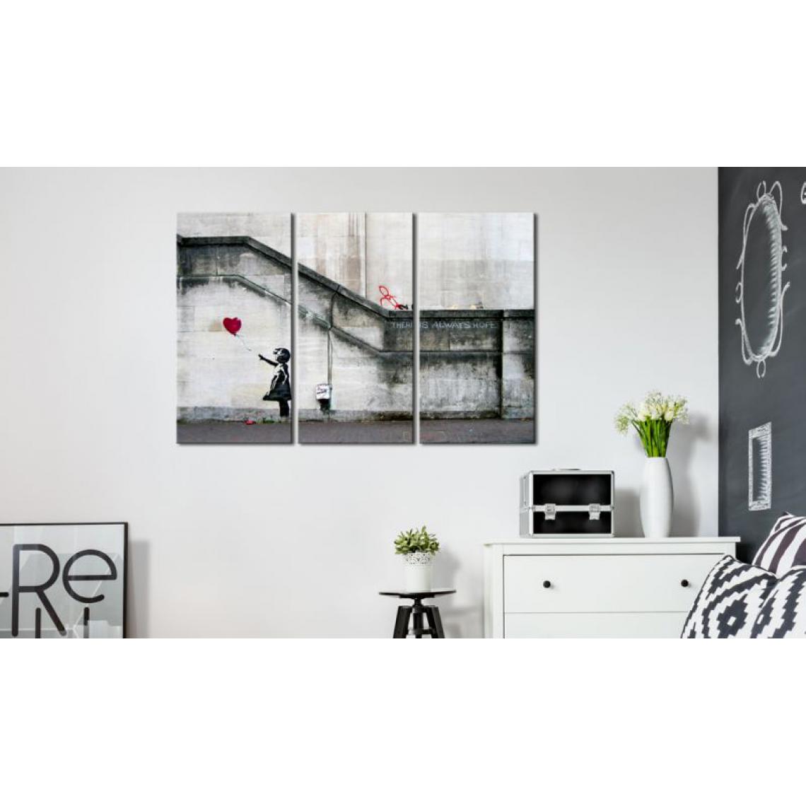 Artgeist - Tableau - Girl With a Balloon by Banksy .Taille : 90x60 - Tableaux, peintures