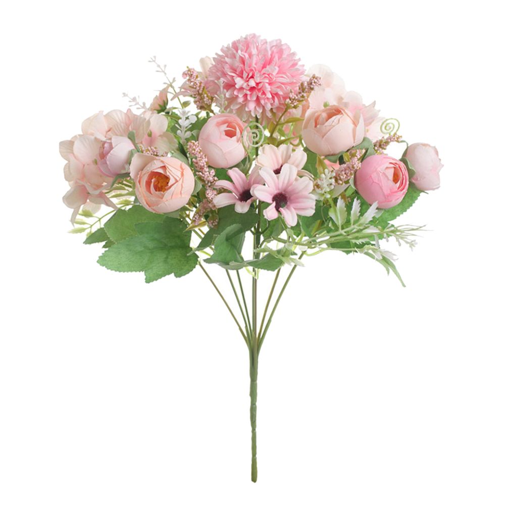 marque generique - 7 grappes d'arbres artificiels suspendus guirlande art rose clair - Plantes et fleurs artificielles
