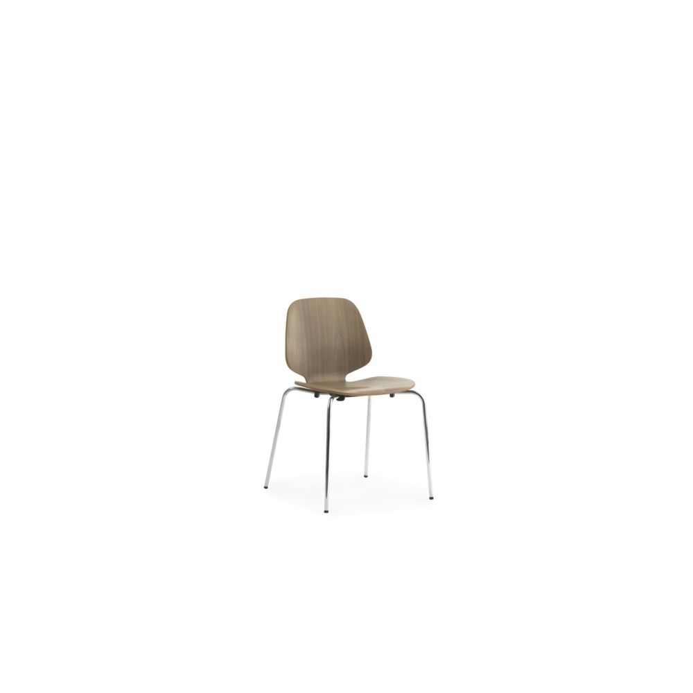 Normann Copenhagen - My Chair - noix - chrome - Chaises