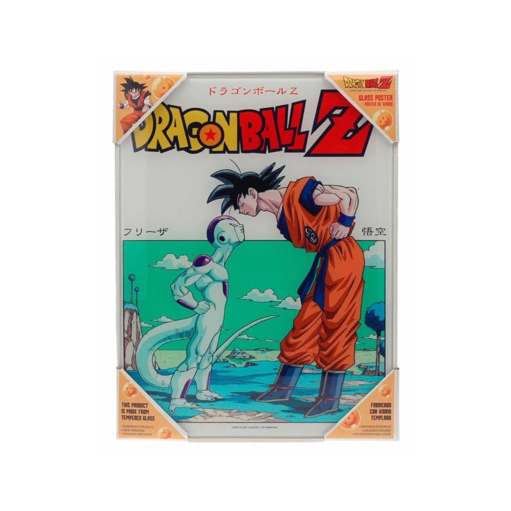 marque generique - SD TOYS - Affiche en verre Dragon Ball Goku vs Freezer - Affiches, posters
