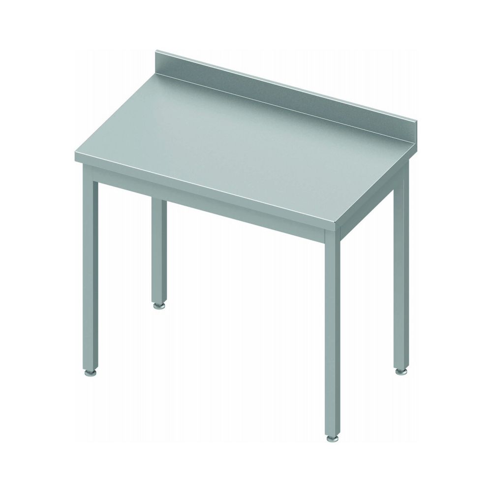 Materiel Chr Pro - Table Inox Adossée - Profondeur 800 - Stalgast - à monter 1300x800 800 - Tables à manger