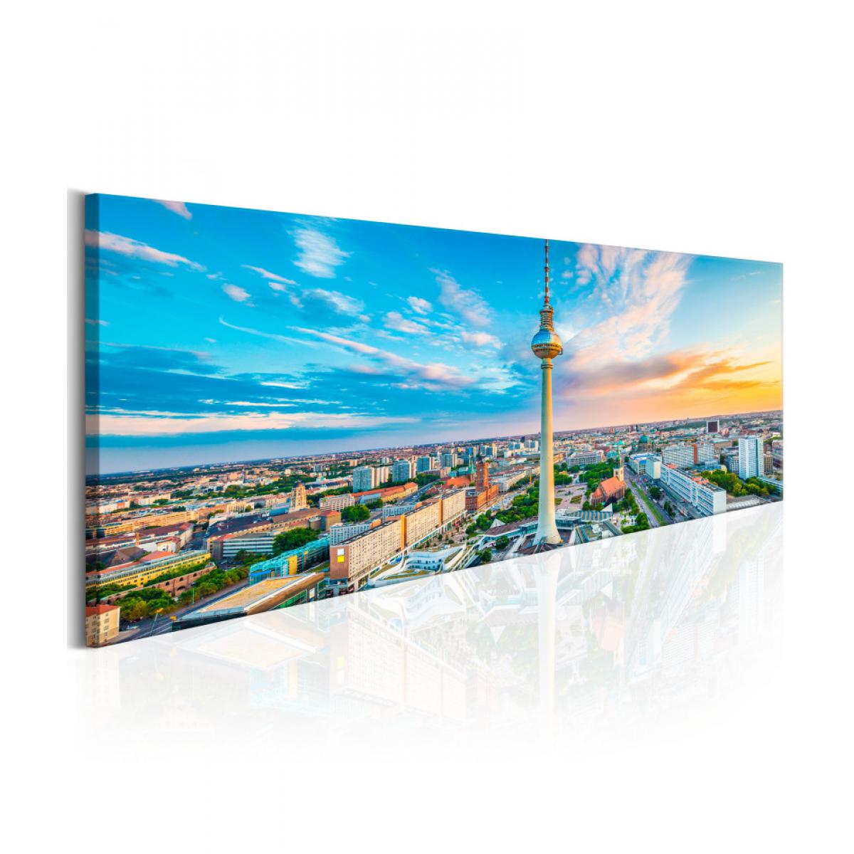 Artgeist - Tableau - Berliner Fernsehturm, Germany 150x50 - Tableaux, peintures