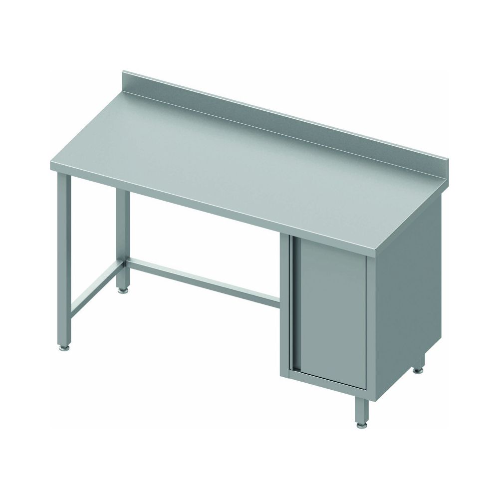 Materiel Chr Pro - Table Inox Avec Porte A Droite - Profondeur 600 - Stalgast - 1600x600 600 - Tables à manger