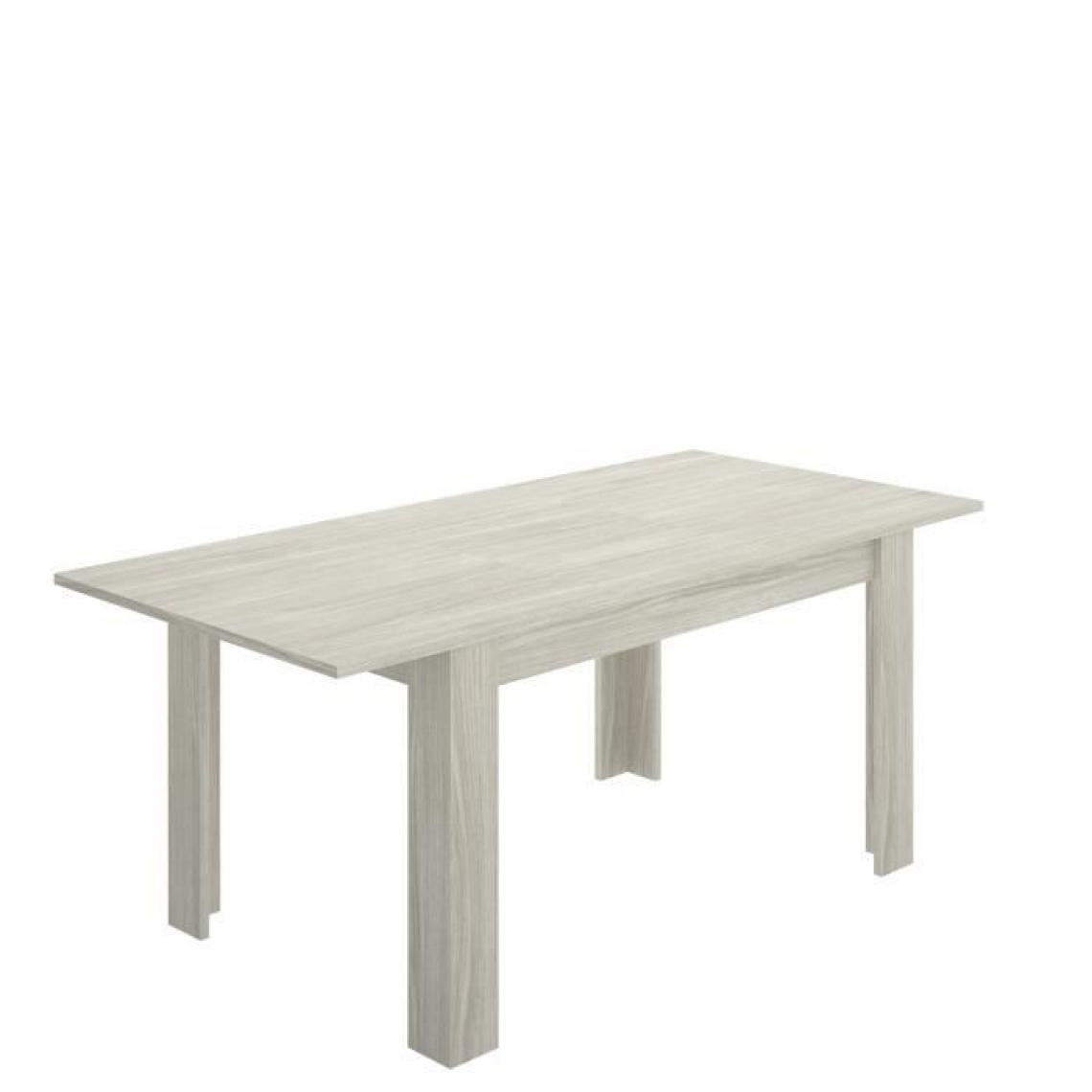 Cstore - CSTORE - table à manger extensible 6-8 personnes - décor chêne grisé - l 140 / 190xp 90xh 77 cm - dine - Tables à manger